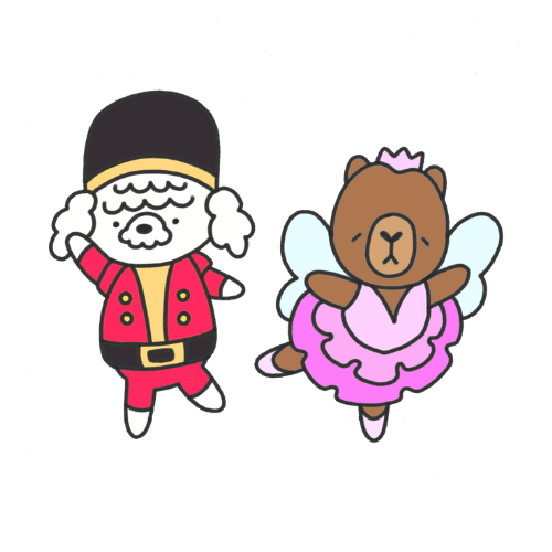 decorative character floating