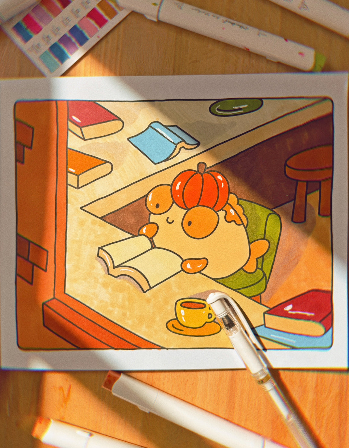 Fall Into Winter Coloring Book