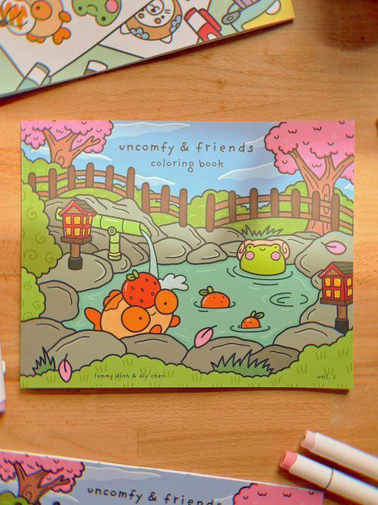 PREORDER: Uncomfy & Friends Coloring Book