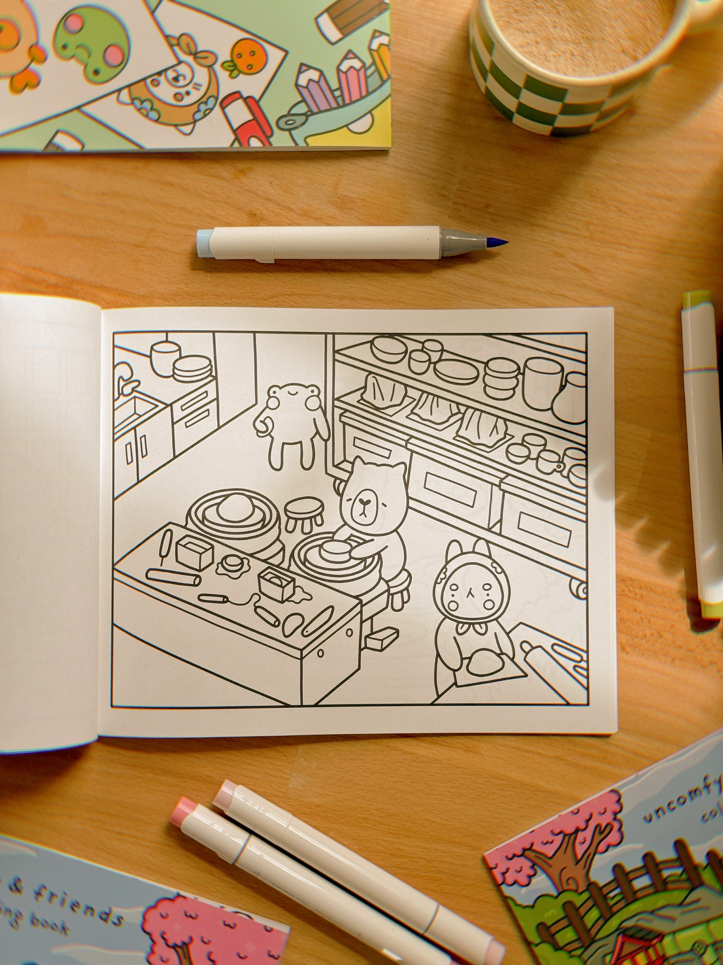 PREORDER: Uncomfy & Friends Coloring Book