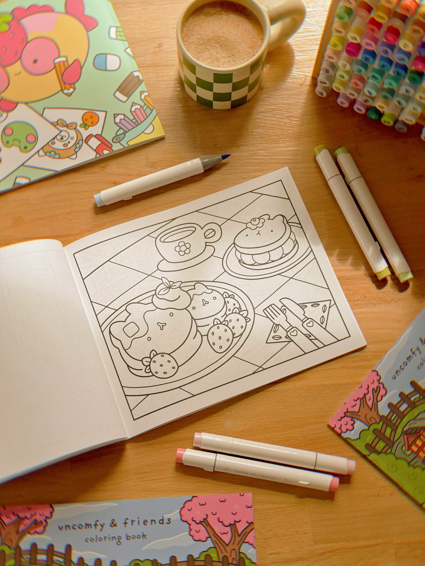 PREORDER: Uncomfy & Friends Coloring Book